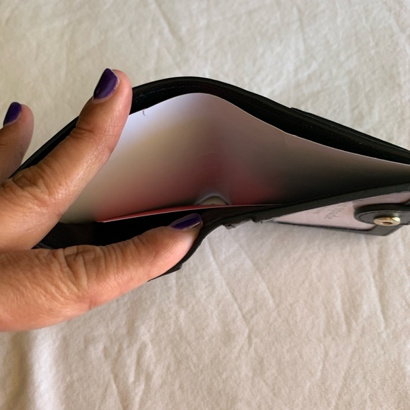 kate Spade Small Boxed L-zip Bifold Wallet Black NWT - Picture 4 of 4